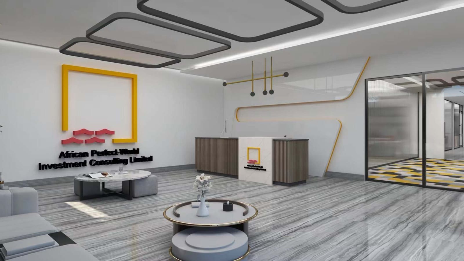 ROOFY office lobby