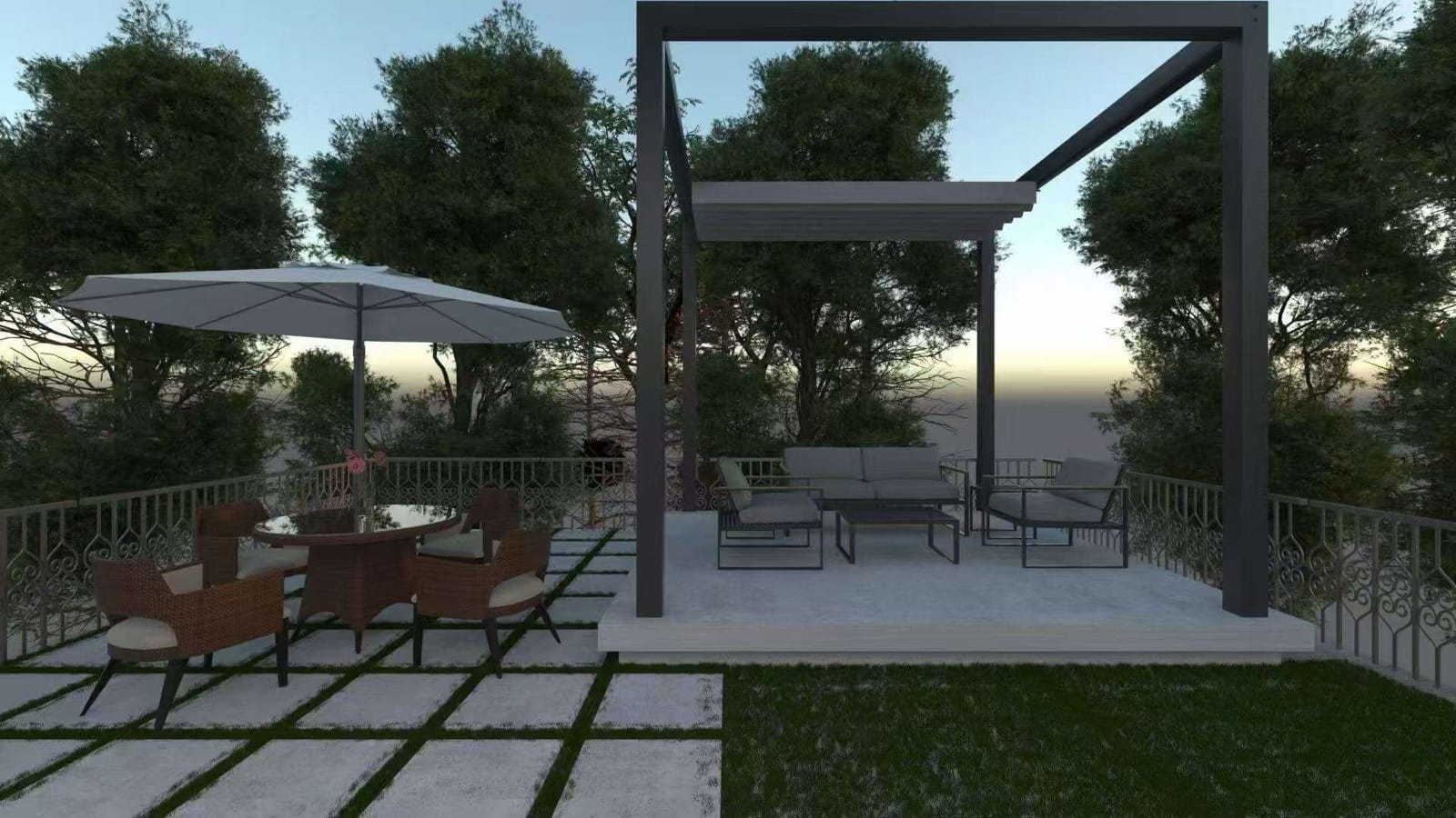 Garden terrace